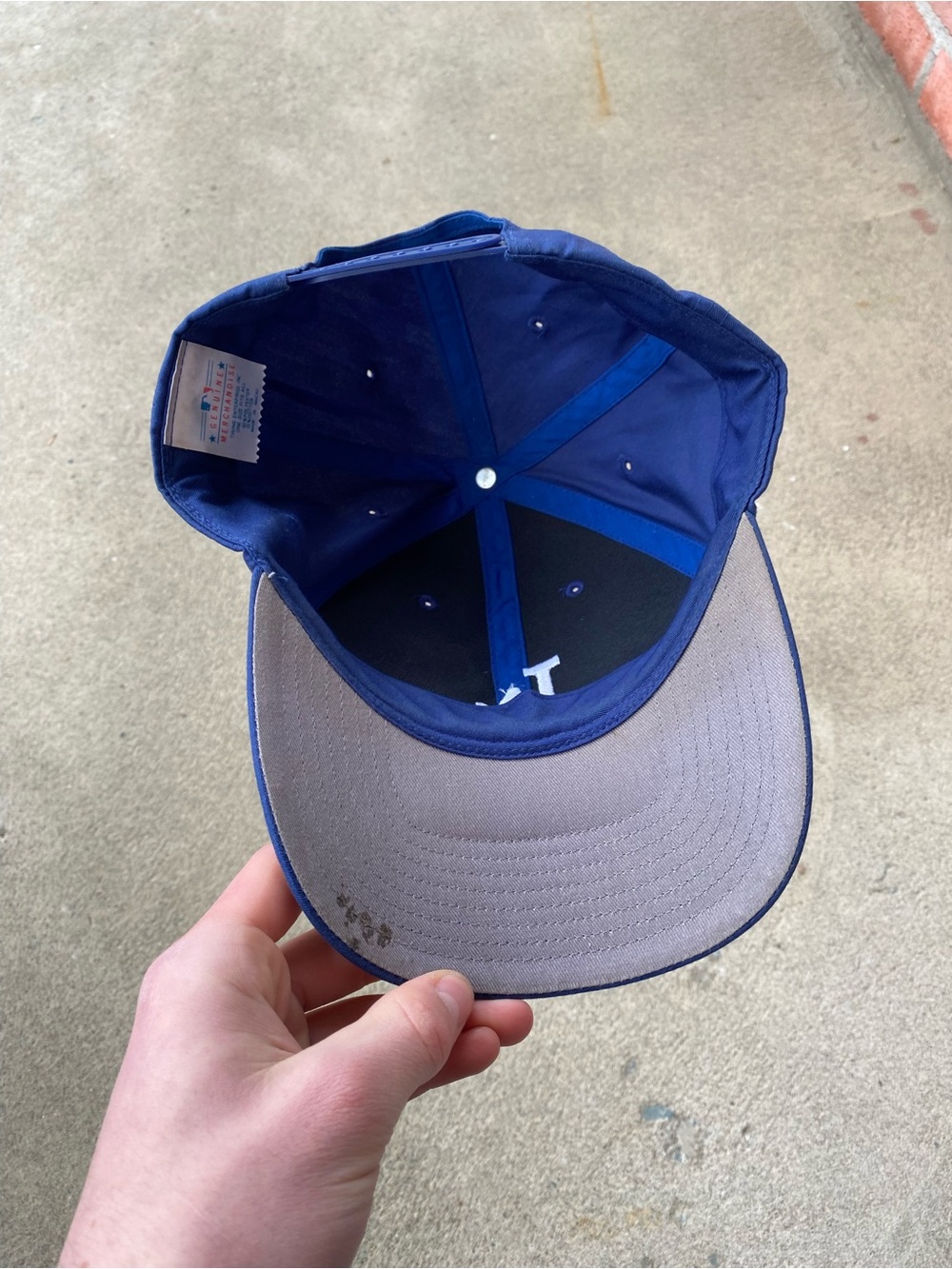 90s LA Logo Baseball MLB Cap - Blue - Picture 3 of 6